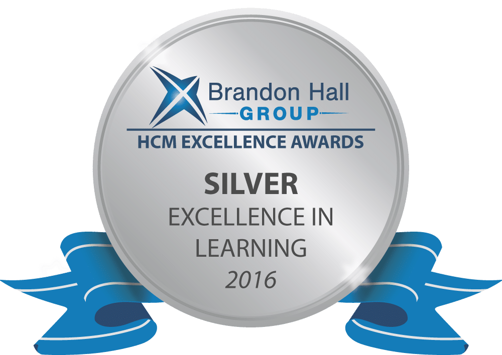 Abilitie awarded Silver 2016 Best Use of Video For Learning by Brandon Hall Group  